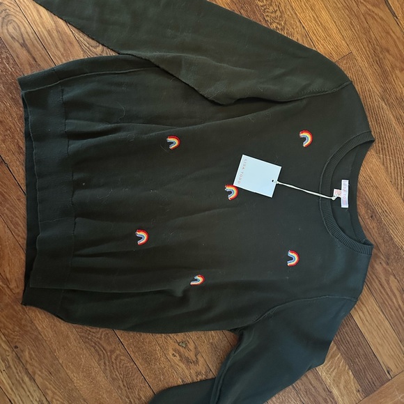 LISA TODD OVER THE RAINBOW SWEATER NWT LARGE - Picture 2 of 3